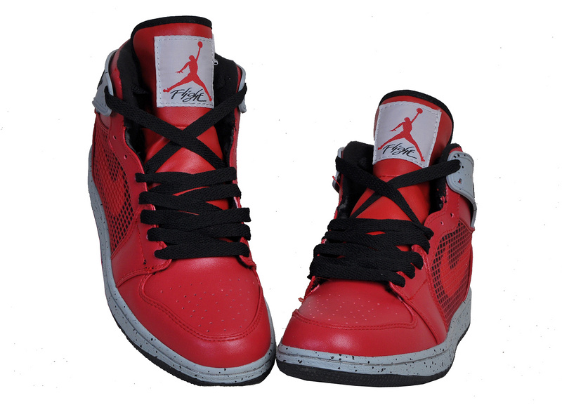 Air Jordan 1 Men Shoes Lightblue/Red Online